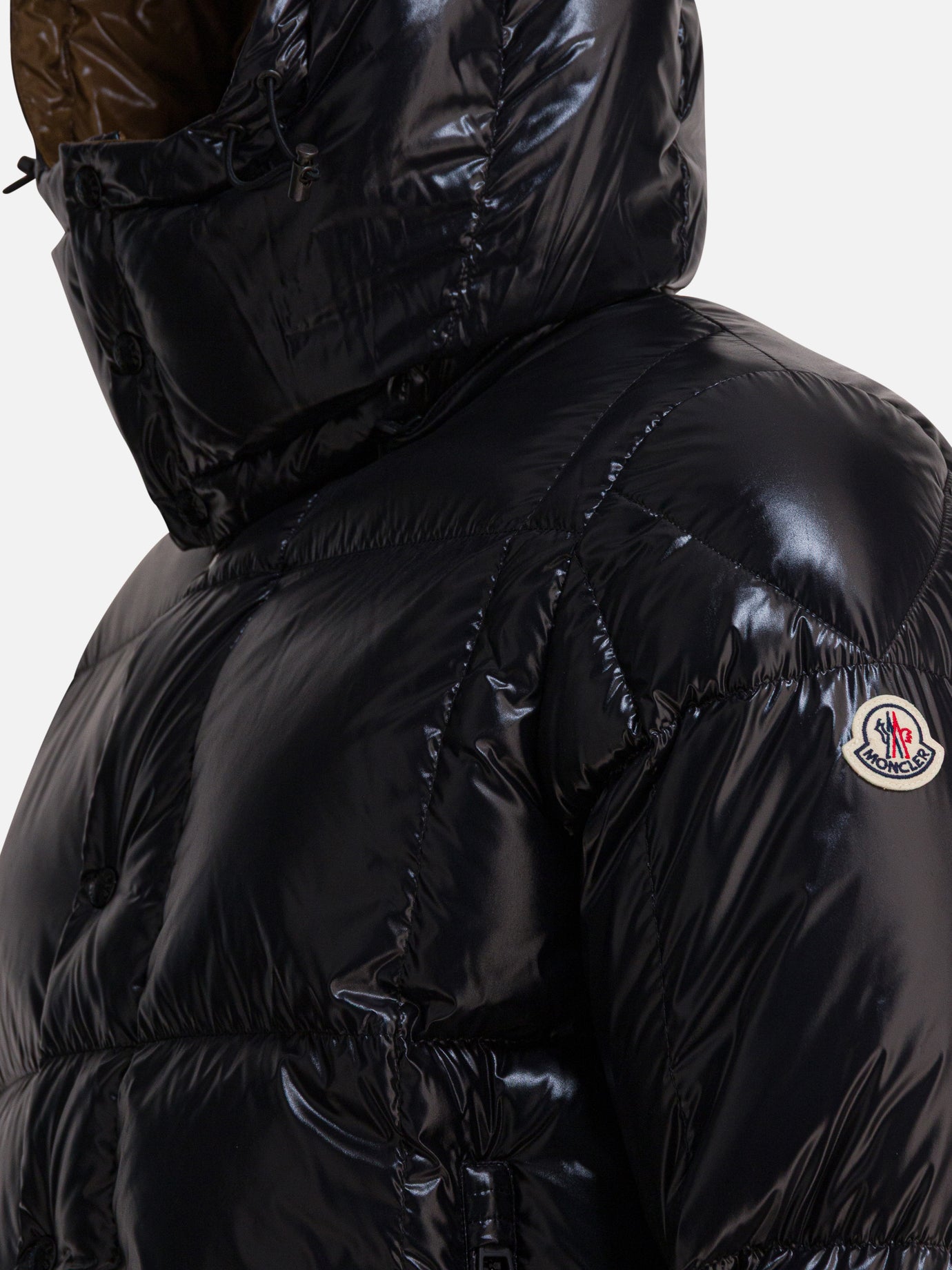 Piumini corti Logo  Nero - Moncler Donna | PDP | VIETTI Online Store | thumbnail_4
