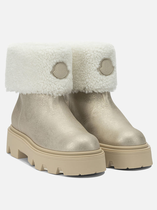 Pull-on boots 100% shearling - 100% rubber  Gold - Moncler Women | PLP | VIETTI Online Store | 2
