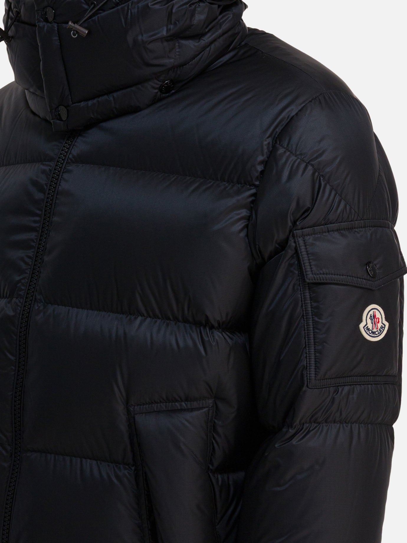 Down jackets Logo  Black - Moncler Men | PDP | VIETTI Online Store | thumbnail_4
