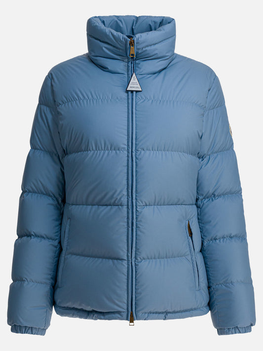 Piumini corti Logo  Azzurro - Moncler Donna | VIETTI Online Store 
