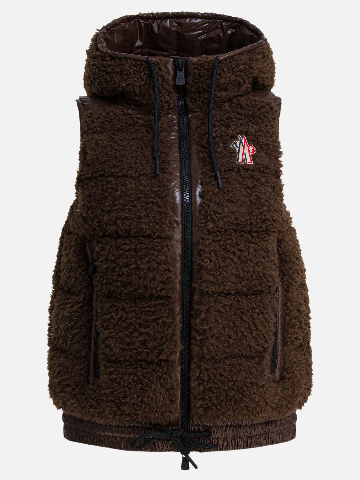 Piumini corti Logo  Marrone - Moncler Grenoble Donna | PDP | VIETTI Online Store | Zoom-Modal
