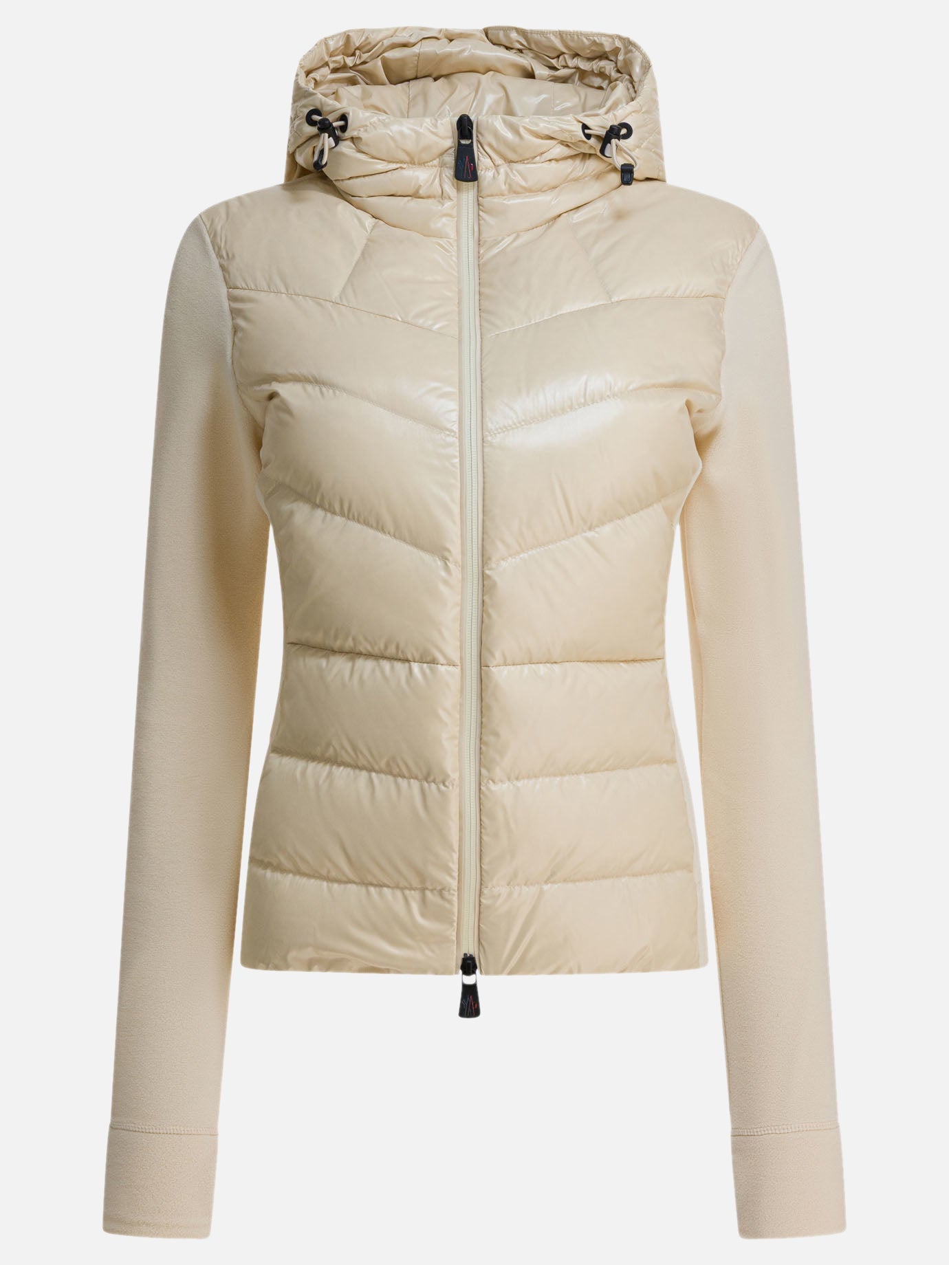 Full zip sweatshirts Logo  Beige - Moncler Grenoble Women | PDP | VIETTI Online Store | thumbnail