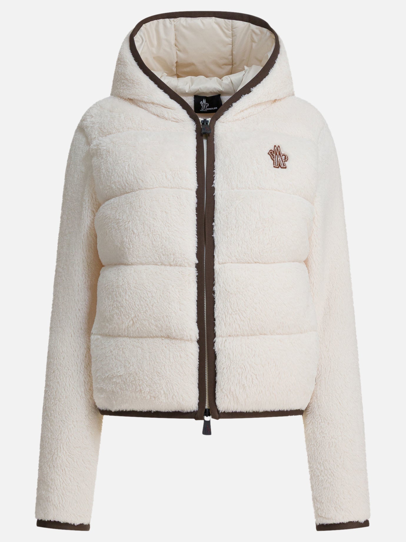 Full zip sweatshirts Logo  White - Moncler Grenoble Women | PDP | VIETTI Online Store | thumbnail