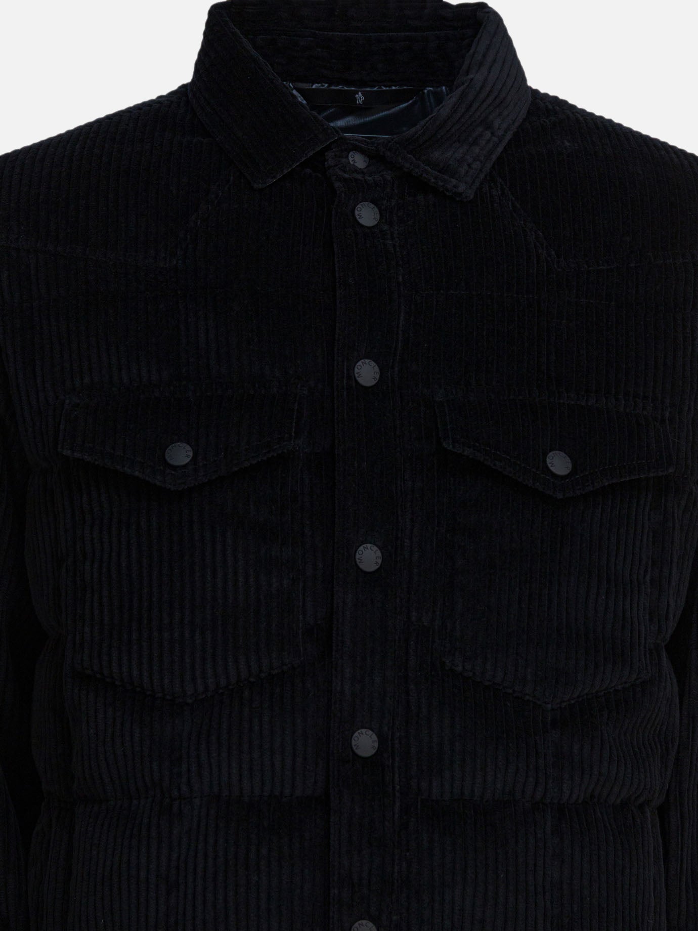 Giacche overshirt Logo  Nero - Moncler Grenoble Uomo | PDP | VIETTI Online Store | thumbnail_3