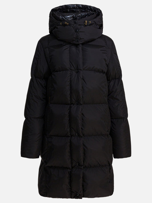 Piumini lunghi Logo  Nero - Moncler Donna | VIETTI Online Store 
