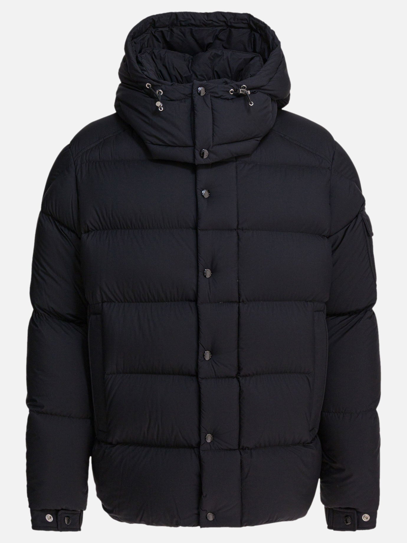 Down jackets Solid colour  Black - Moncler Men | PDP | VIETTI Online Store | Zoom-Modal
