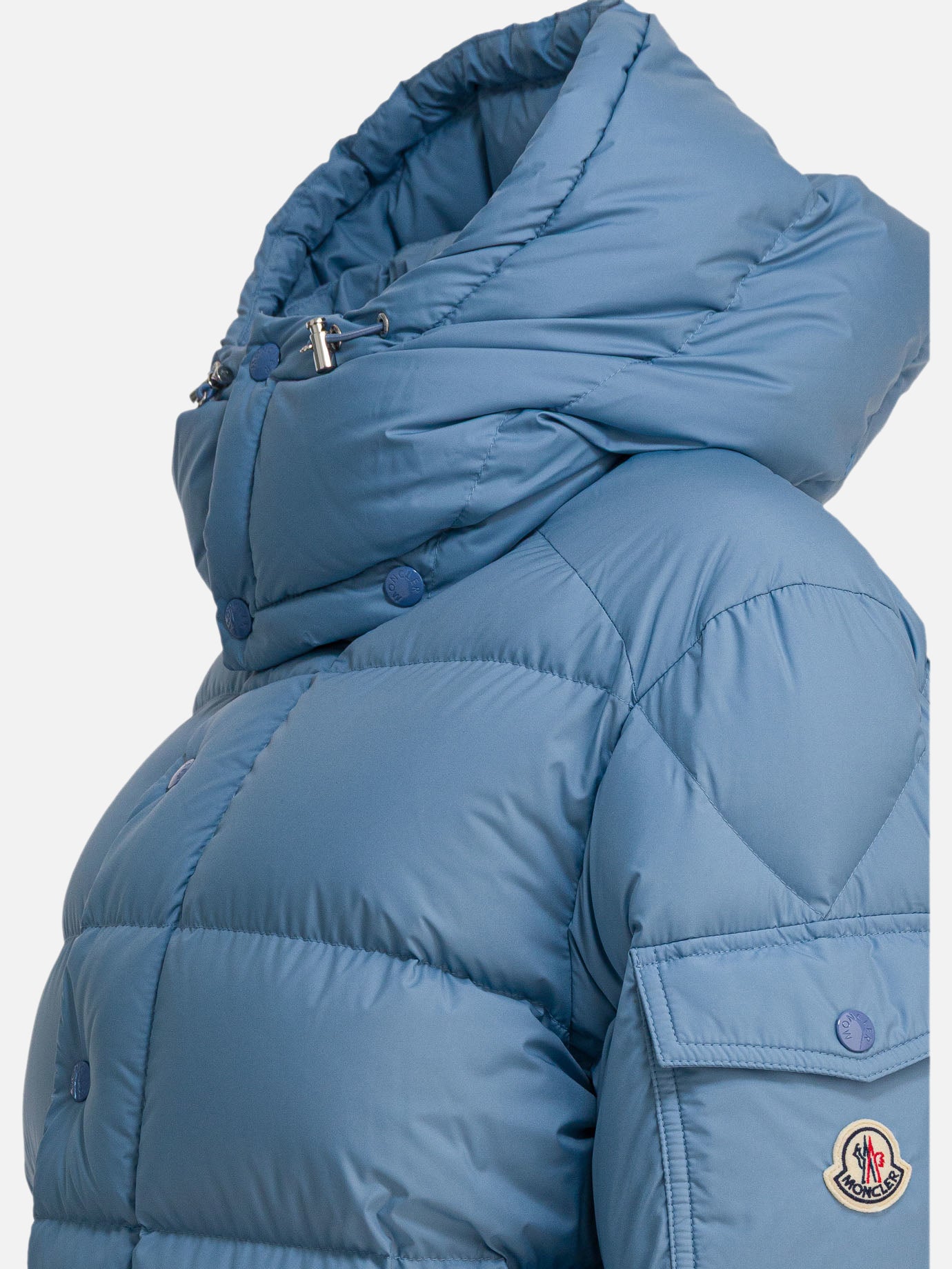 Piumini corti Logo  Blu - Moncler Donna | PDP | VIETTI Online Store | Zoom-Modal_4
