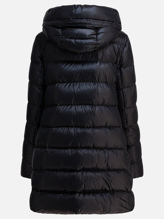Down coats Logo  Black - Moncler Women | PLP | VIETTI Online Store | 2
