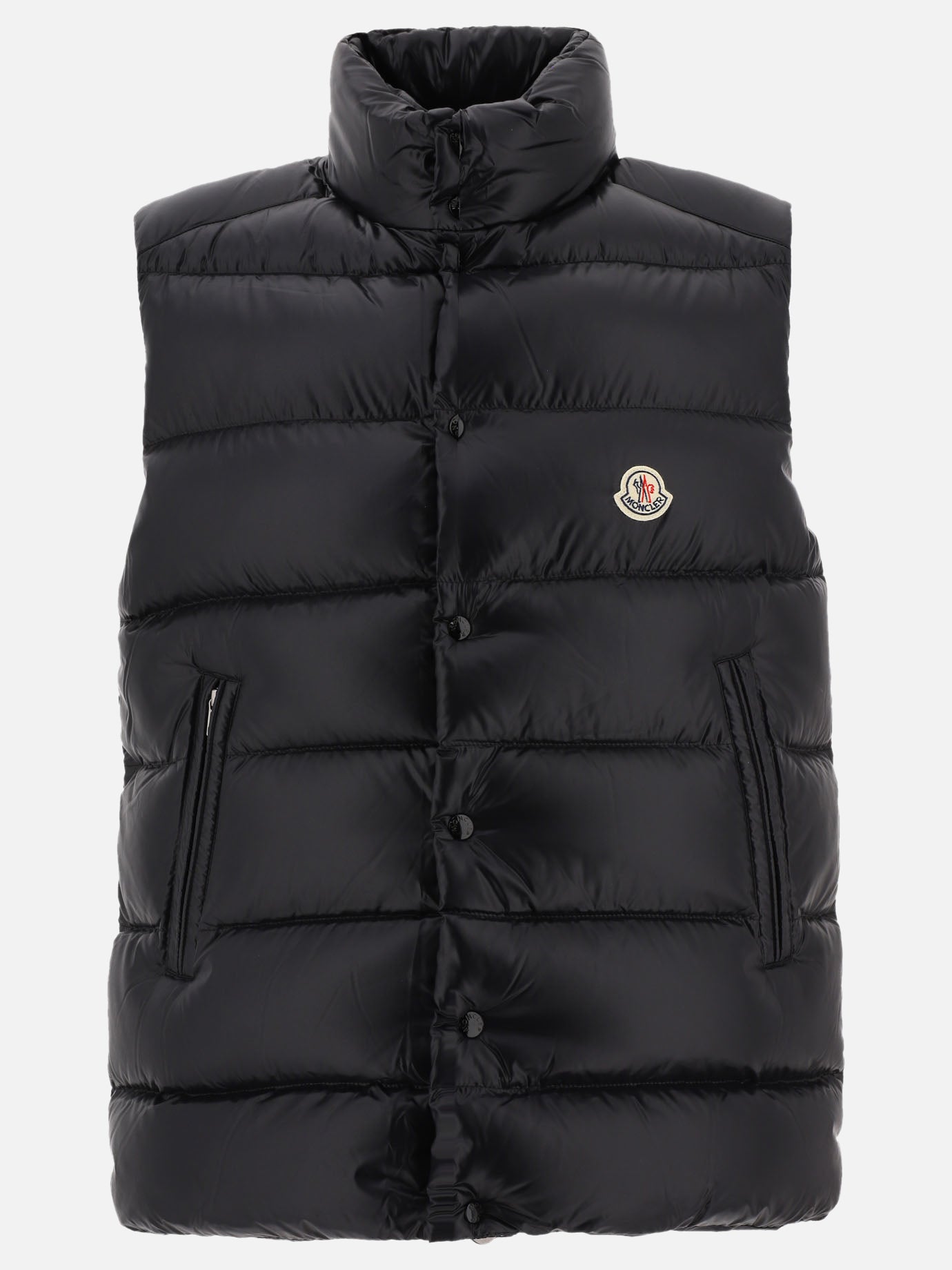 Giacche smanicate Logo  Nero - Moncler Uomo | PDP | VIETTI Online Store | thumbnail