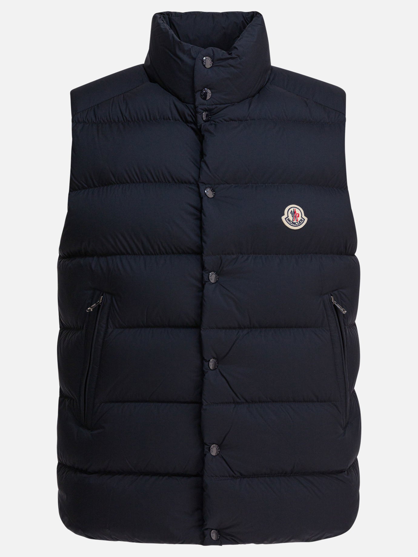 Vest jackets Logo  Blue - Moncler Men | PDP | VIETTI Online Store | thumbnail