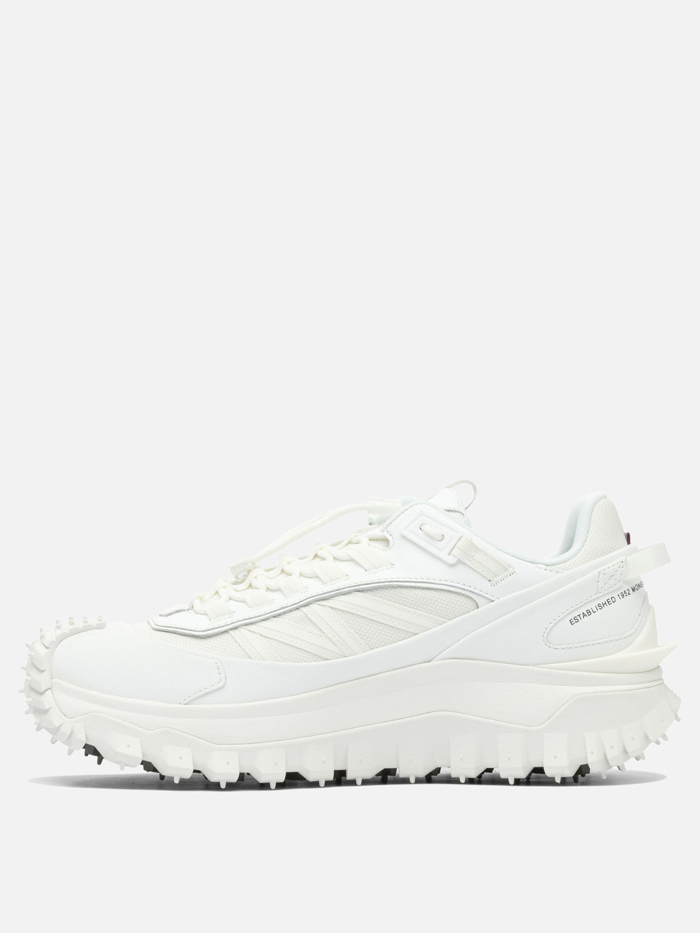 Sneaker basse 60% nylon 40% leather - 100% rubber  Bianco - Moncler Uomo | PDP | VIETTI Online Store | thumbnail_3