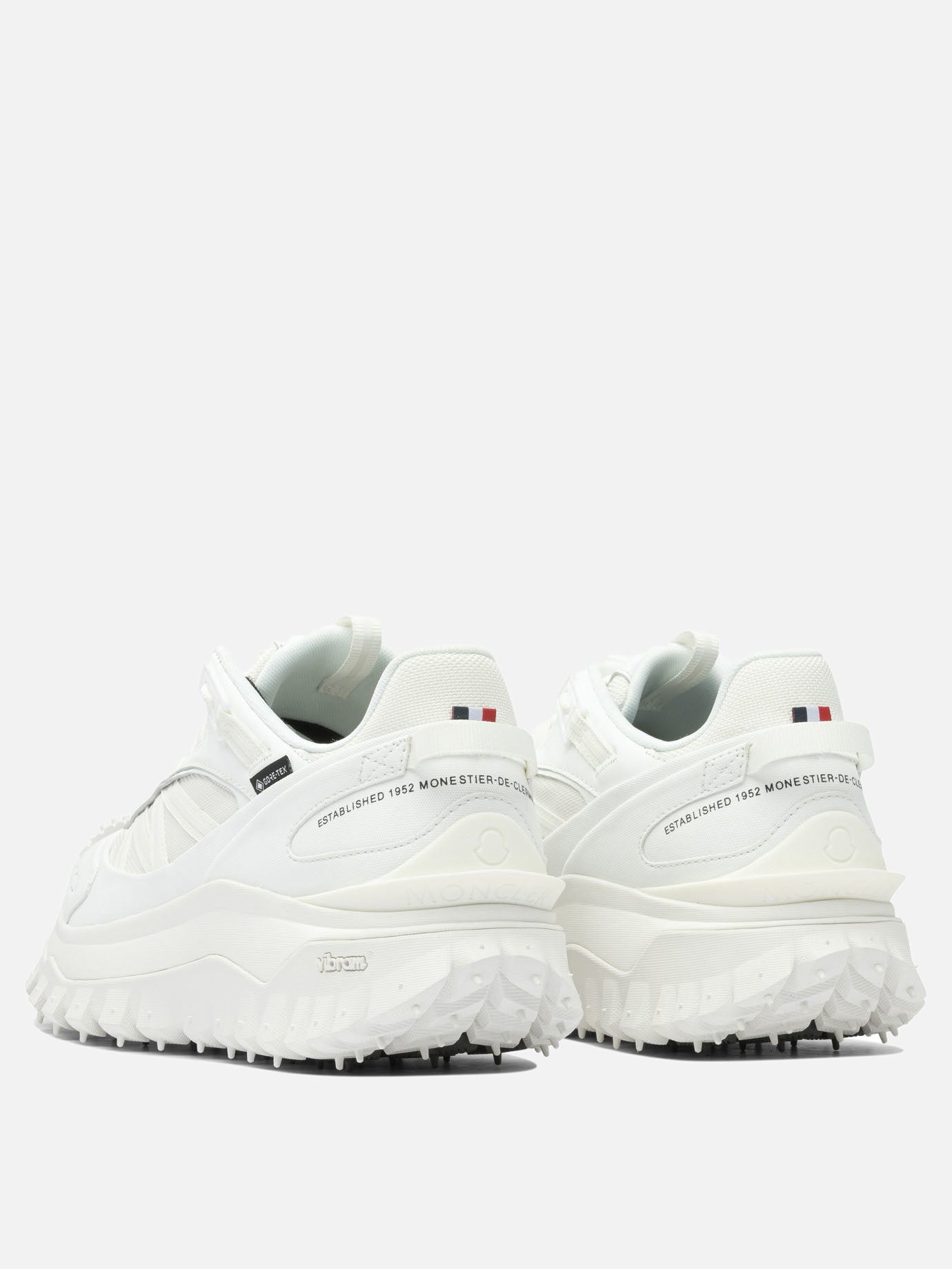 Sneaker basse 60% nylon 40% leather - 100% rubber  Bianco - Moncler Uomo | PDP | VIETTI Online Store | Zoom-Modal_4
