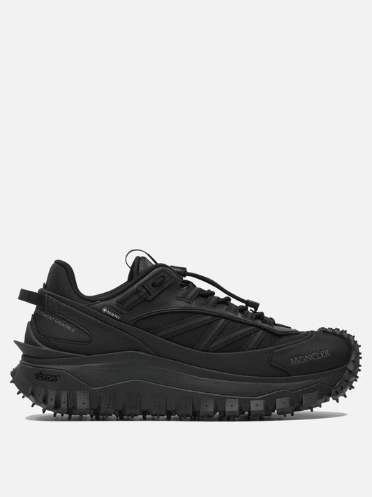Sneaker basse 60% nylon 40% leather - 100% rubber  Nero - Moncler Uomo | PLP | VIETTI Online Store 
