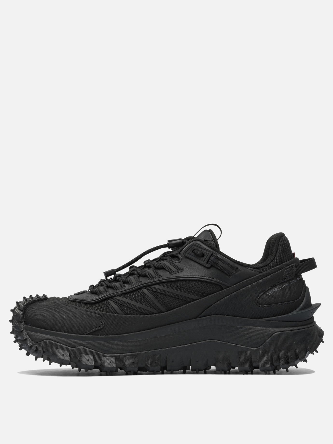 Sneaker basse 60% nylon 40% leather - 100% rubber  Nero - Moncler Uomo | PDP | VIETTI Online Store | Zoom-Modal_3
