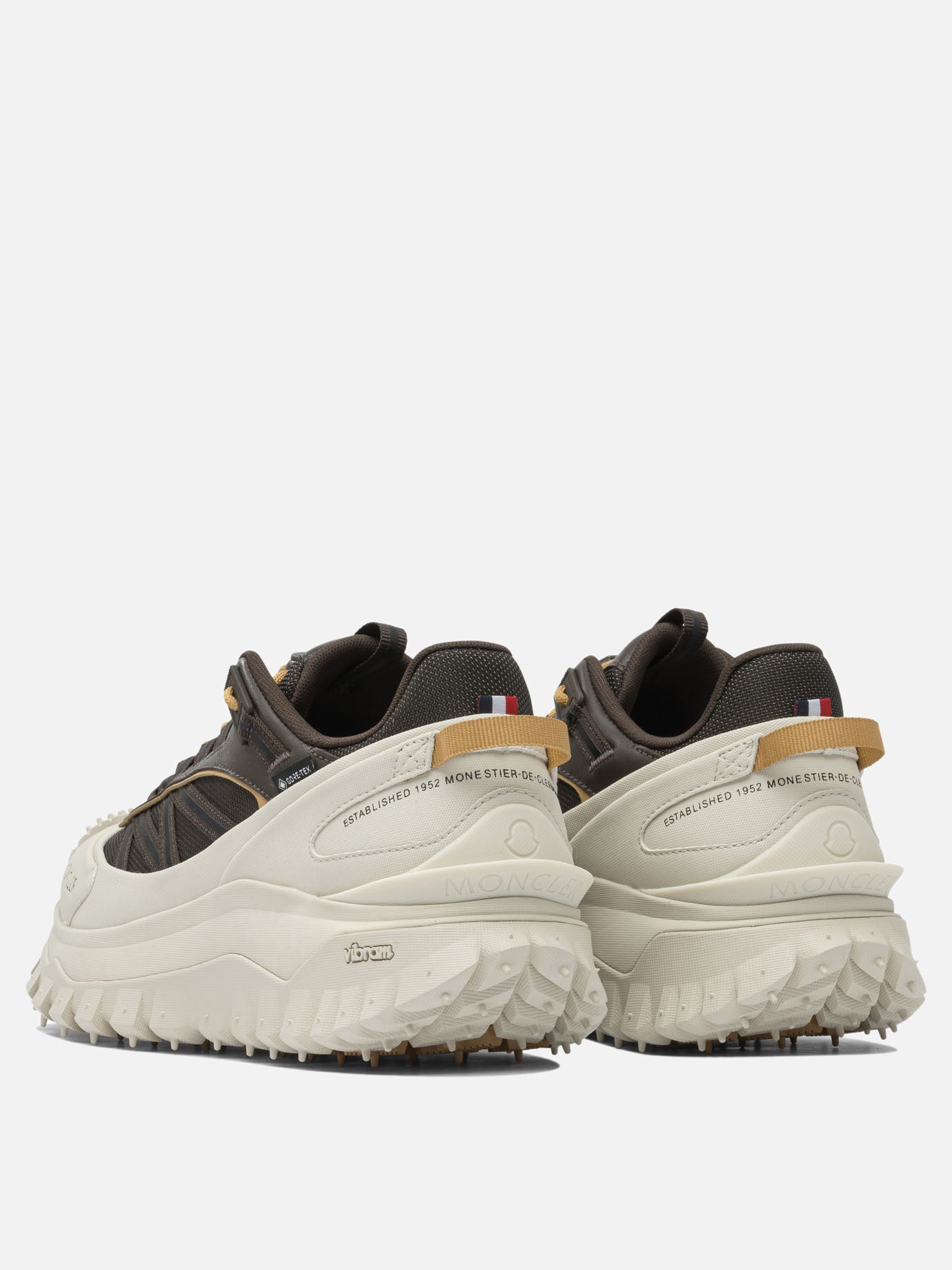 Low top sneakers 60% nylon 40% leather - 100% rubber  Grey - Moncler Men | PDP | VIETTI Online Store | Zoom-Modal_4
