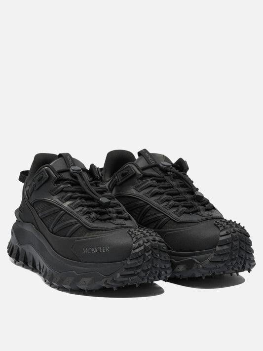 Sneaker basse 60% nylon 40% leather - 100% rubber  Nero - Moncler Donna | PDP | VIETTI Online Store | 2

