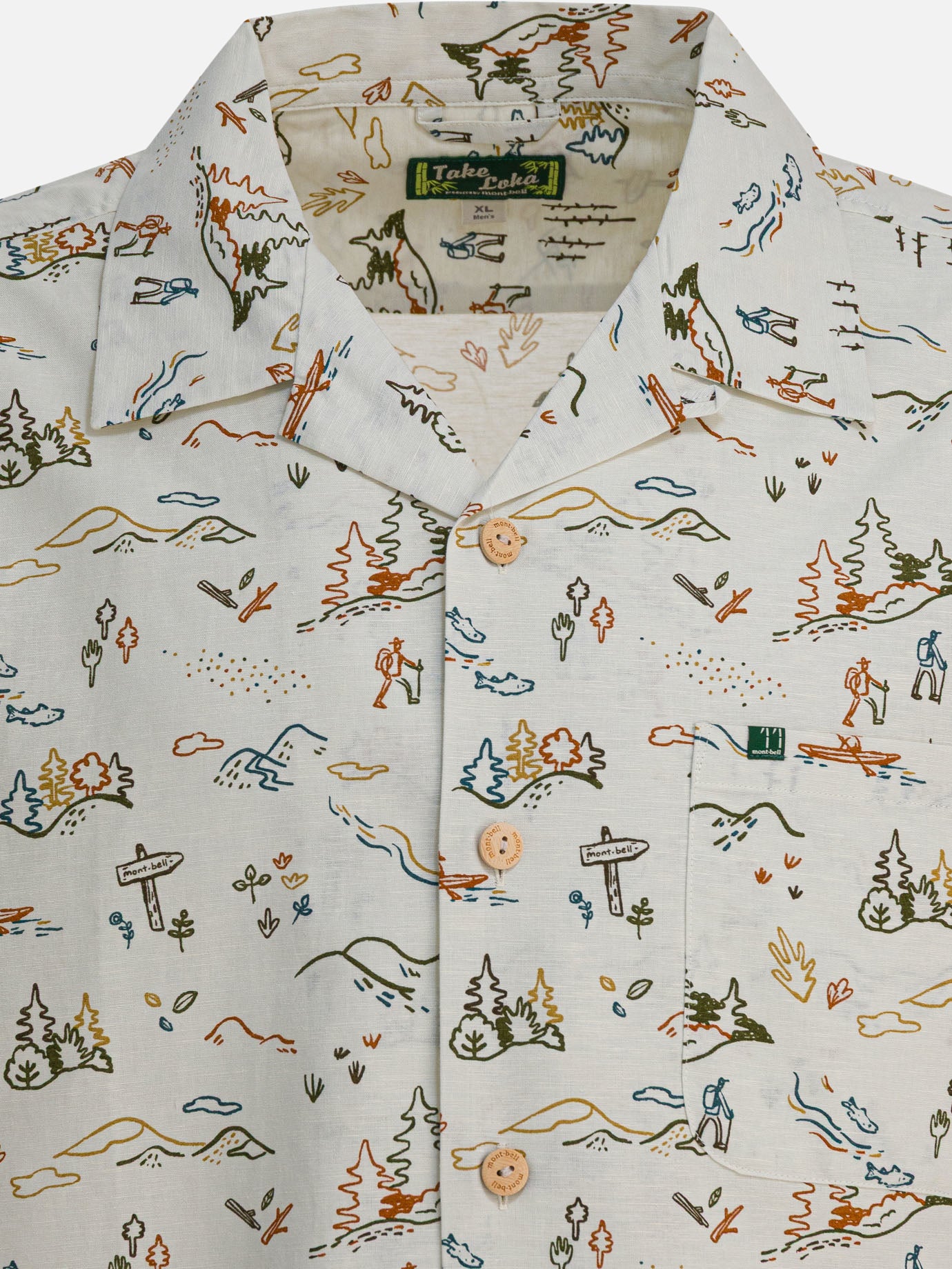 Camicie casual Print  Beige - Montbell Uomo | PDP | VIETTI Online Store | Zoom-Modal_3

