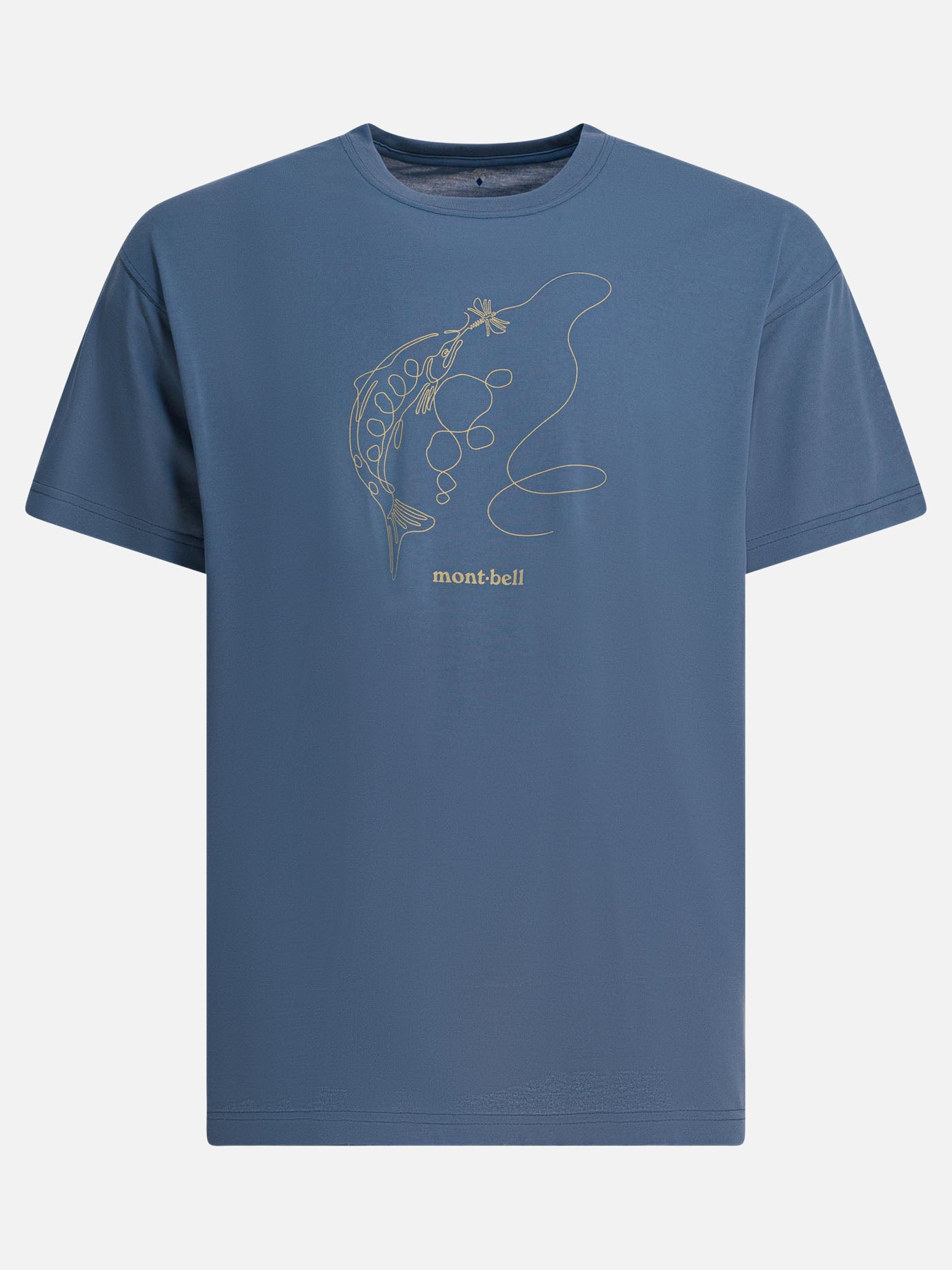 T-shirt girocollo Print  Blu - Montbell Uomo | PDP | VIETTI Online Store | Zoom-Modal

