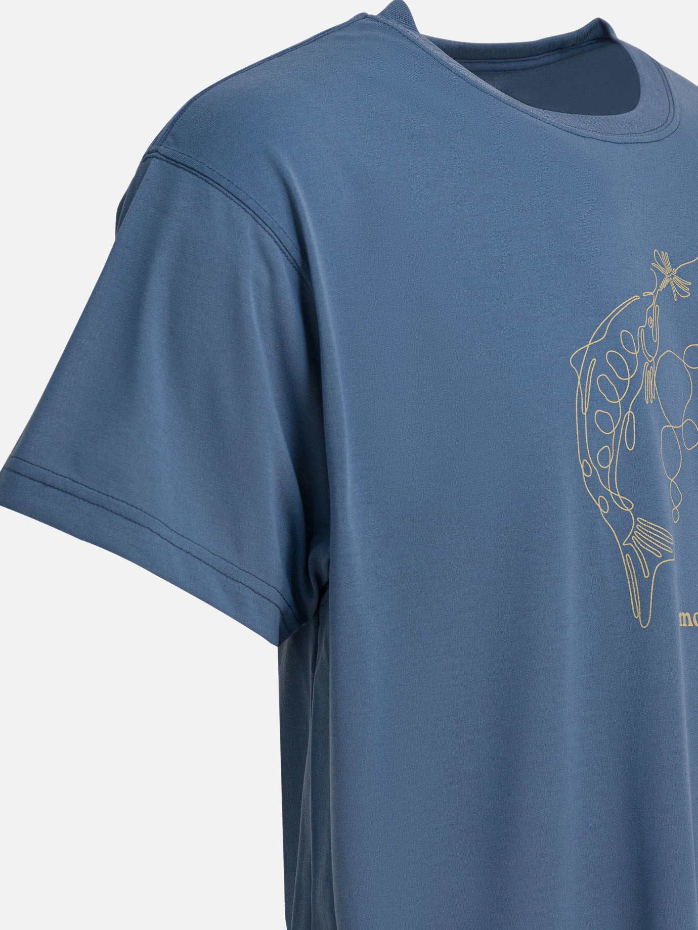 T-shirt girocollo Print  Blu - Montbell Uomo | PDP | VIETTI Online Store | Zoom-Modal_4
