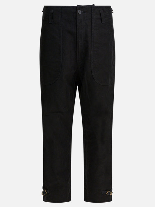 Leisure trousers Solid colour  Black - Needles Men | PLP | VIETTI Online Store 
