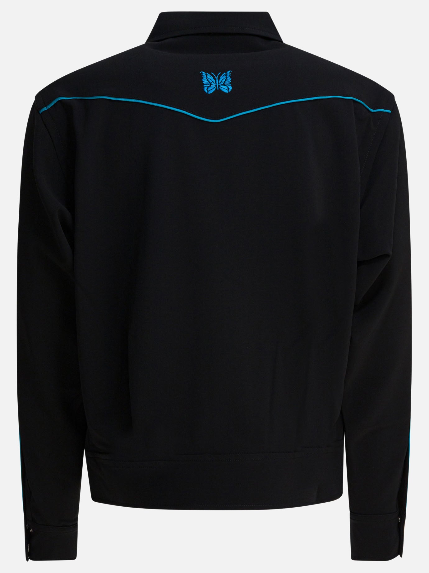 Overshirt jackets Logo  Black - Needles Men | PDP | VIETTI Online Store | Zoom-Modal_2
