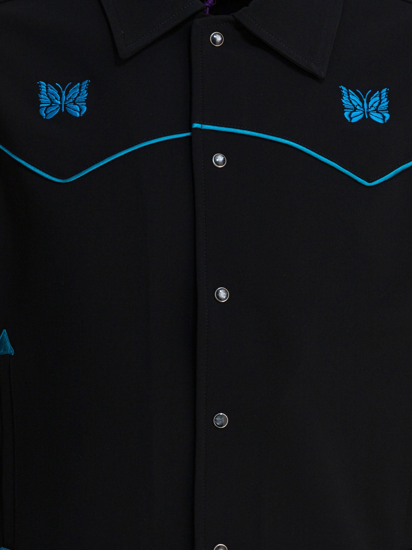 Overshirt jackets Logo  Black - Needles Men | PDP | VIETTI Online Store | Zoom-Modal_3
