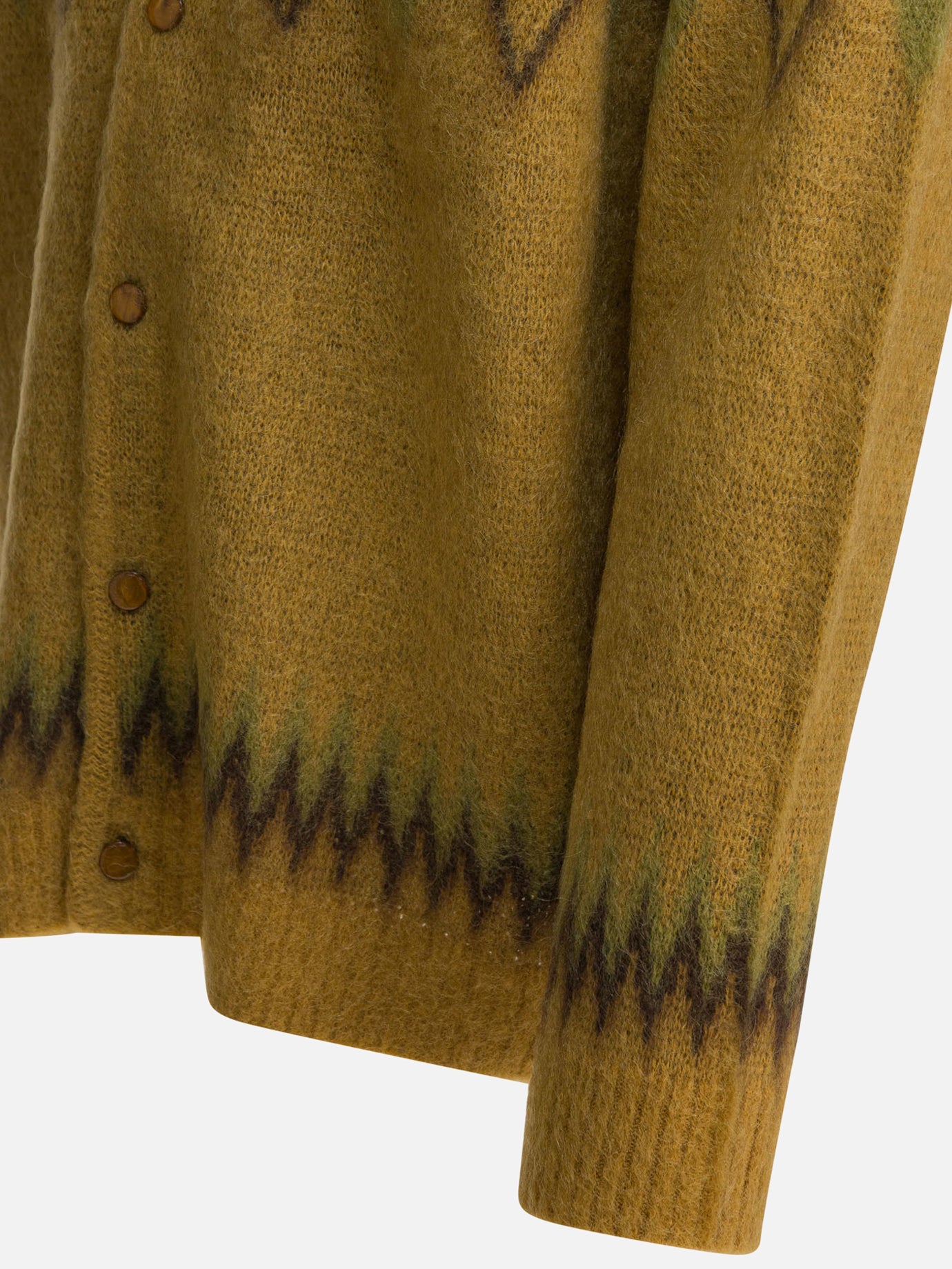 Cardigan Argyle  Giallo - Needles Uomo | PDP | VIETTI Online Store | thumbnail_4