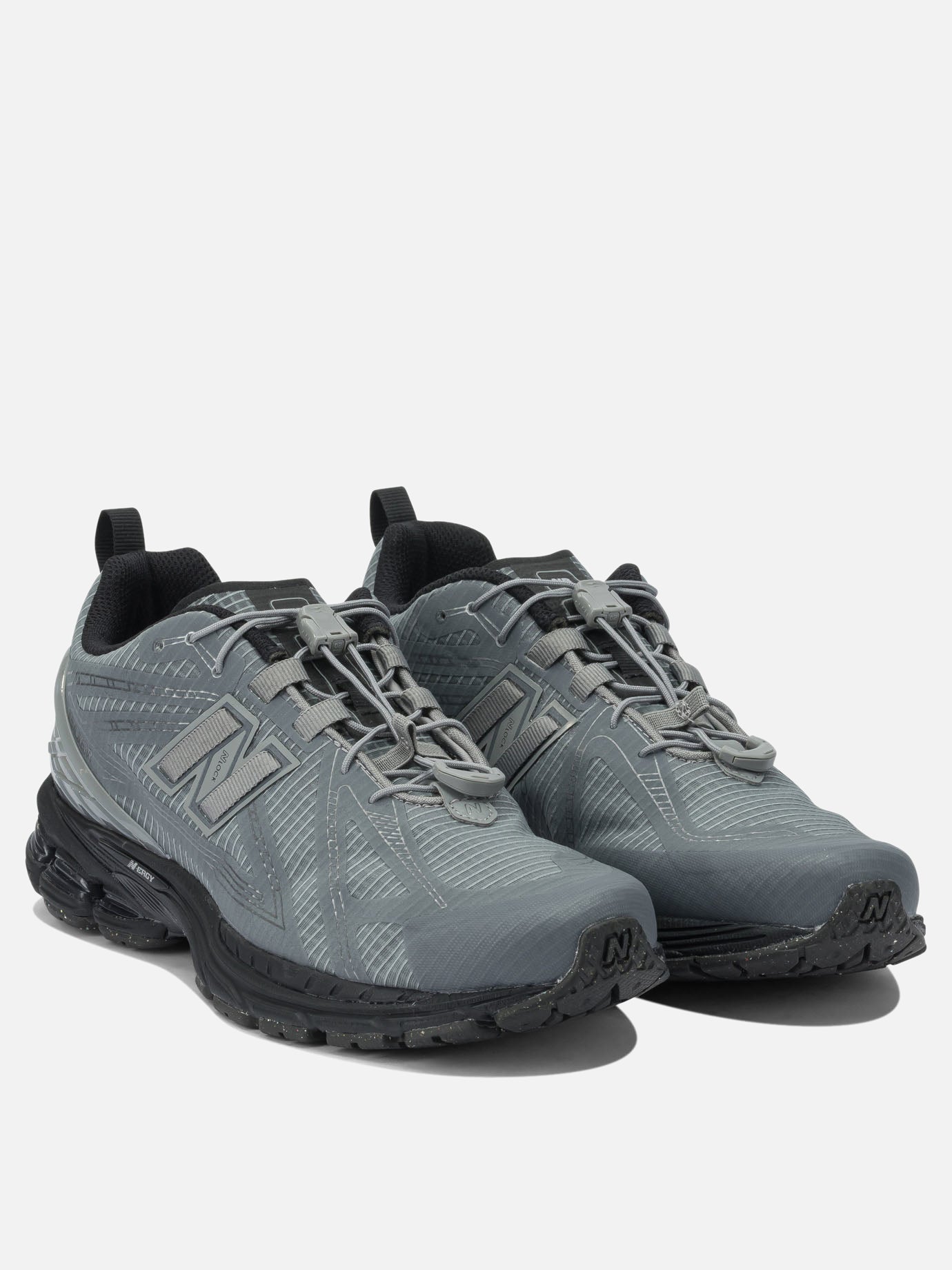 Low top sneakers 100% mesh - 100% rubber  Grey - New Balance Men | PDP | VIETTI Online Store | Zoom-Modal_2
