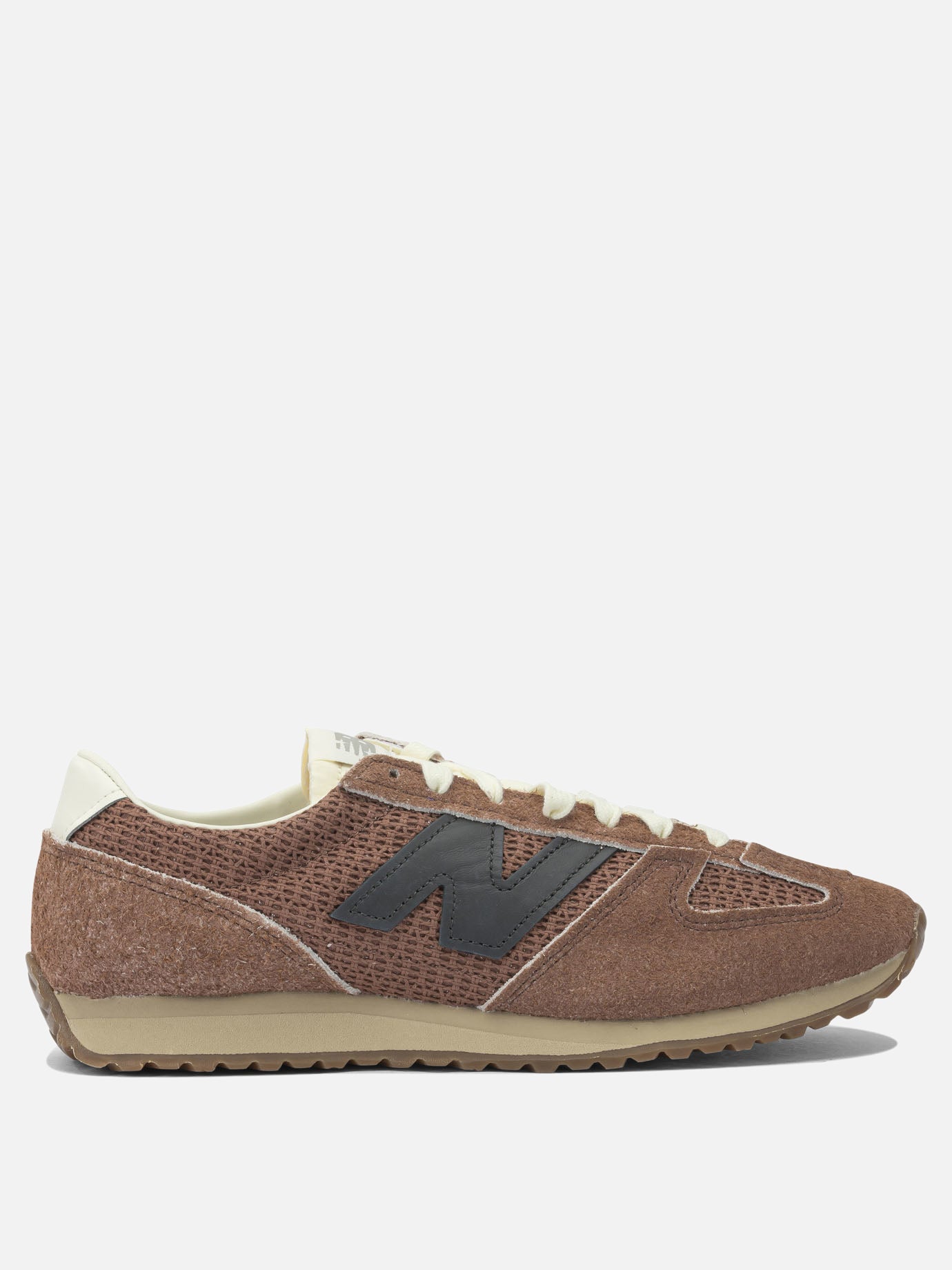Low top sneakers 50% suede 50% fabric - 100% rubber  Brown - New Balance Men | PDP | VIETTI Online Store | Zoom-Modal

