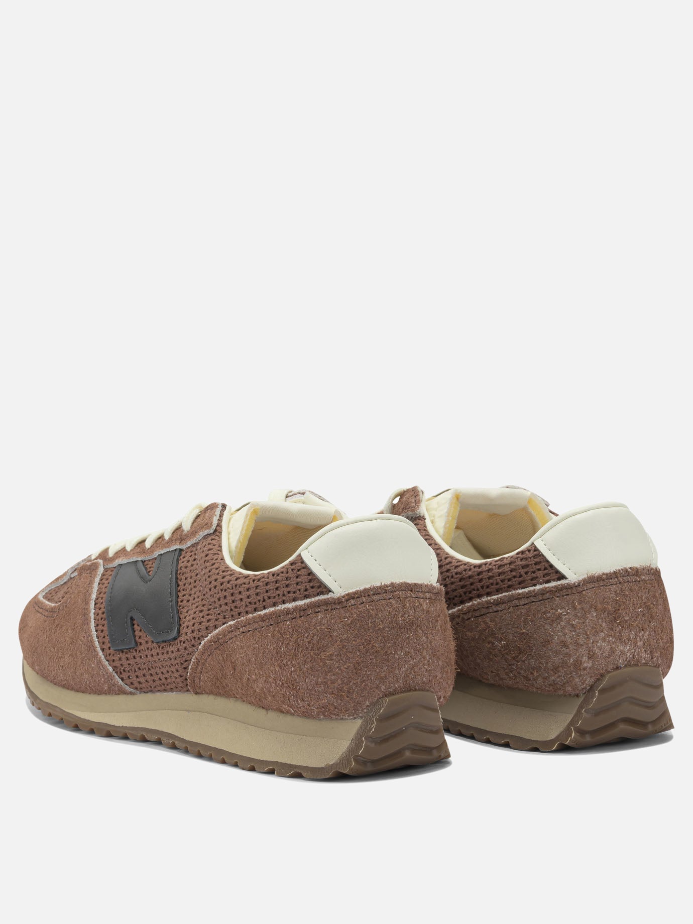 Low top sneakers 50% suede 50% fabric - 100% rubber  Brown - New Balance Men | PDP | VIETTI Online Store | Zoom-Modal_4
