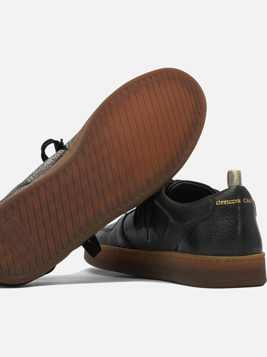 Sneaker basse 100% leather - 100% rubber  Nero - Officine Creative Uomo | PLP | VIETTI Online Store | 2

