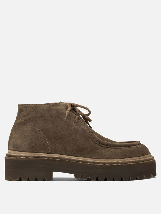 Mocassini stringati 100% suede - 100% rubber  Beige - Officine Creative Donna | PDP | VIETTI Online Store 
