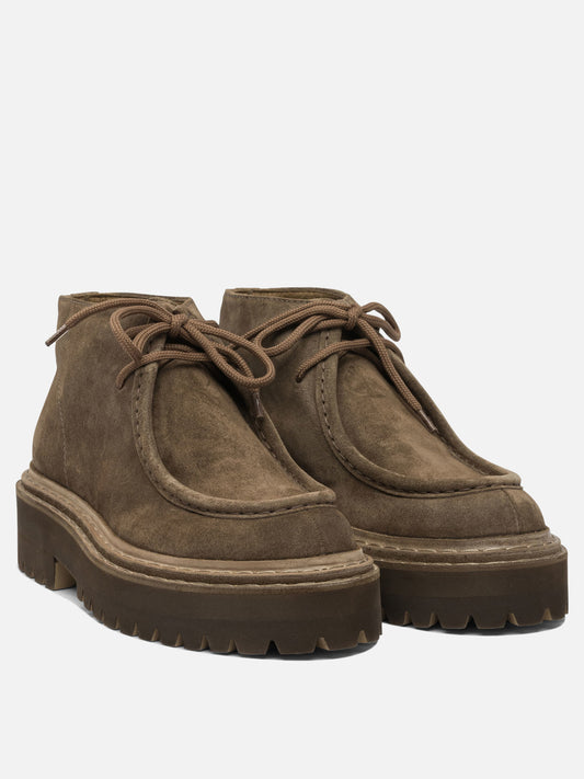 Mocassini stringati 100% suede - 100% rubber  Beige - Officine Creative Donna | PDP | VIETTI Online Store | 2
