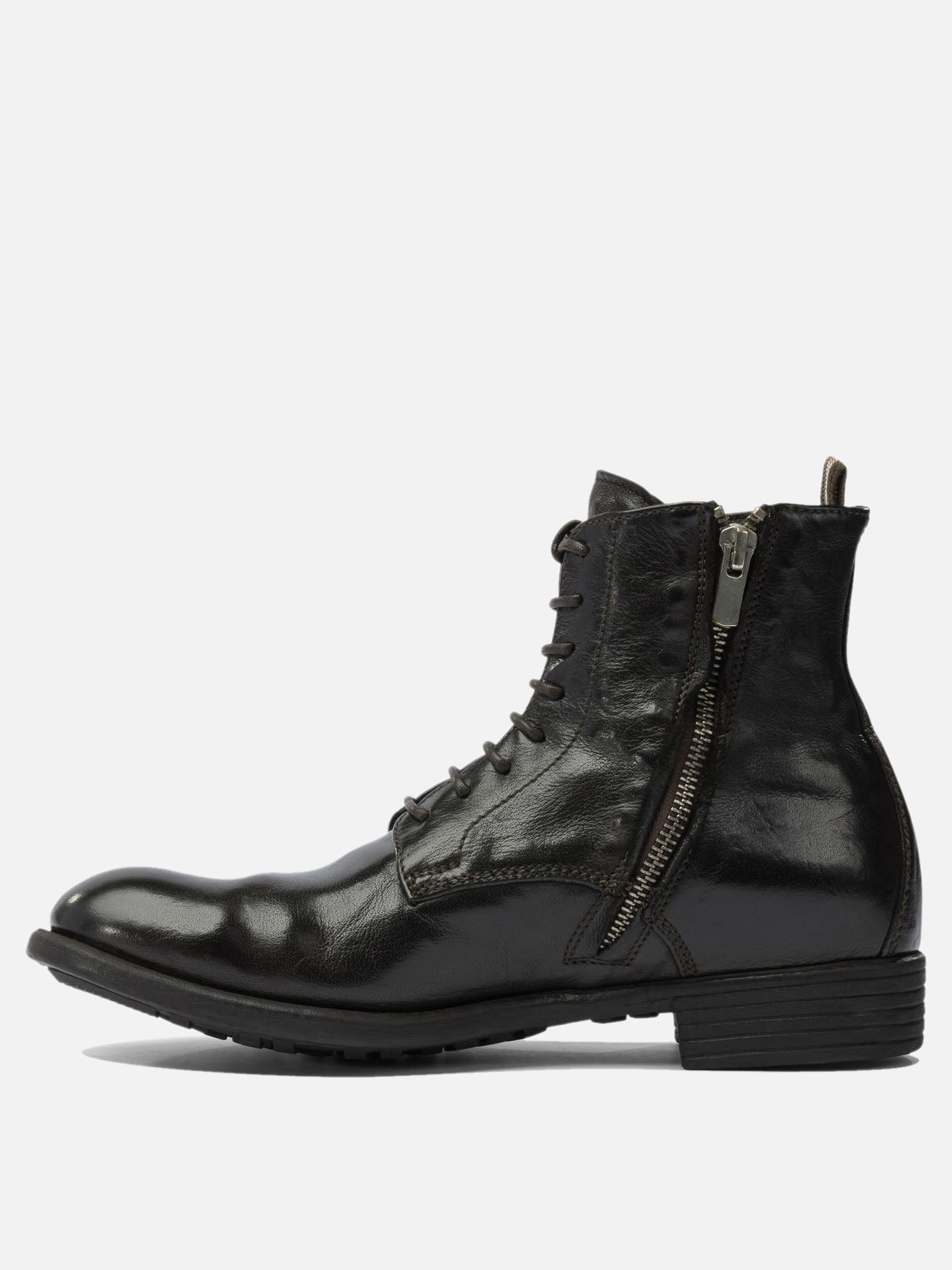 Lace-up boots 100% calf leather - 100% rubber  Brown - Officine Creative Women | PDP | VIETTI Online Store | thumbnail_3