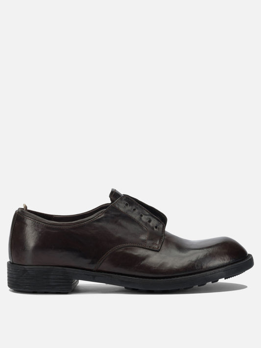 Derby 100% leather - 100% rubber  Brown - Officine Creative Men | PDP | VIETTI Online Store 

