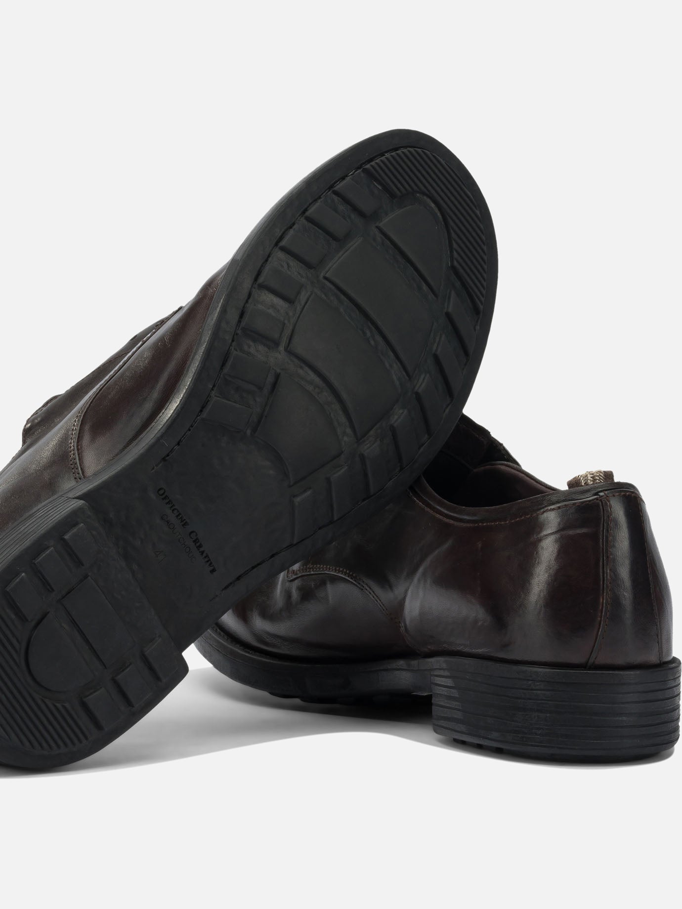 Derby 100% leather - 100% rubber  Brown - Officine Creative Men | PDP | VIETTI Online Store | Zoom-Modal_5
