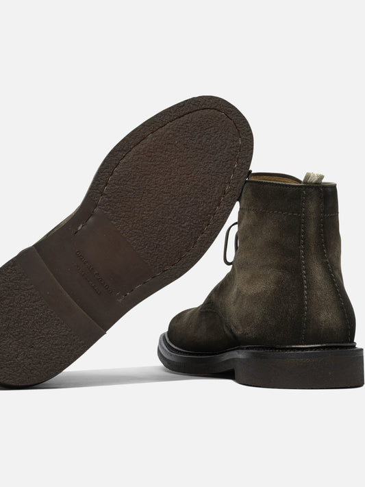 Stivaletti stringati 100% suede - 100% rubber  Verde - Officine Creative Uomo | PLP | VIETTI Online Store | 2
