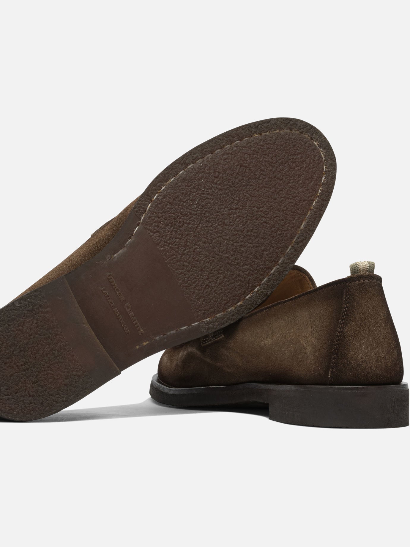 Mocassini 100% suede - 100% rubber  Marrone - Officine Creative Uomo | PDP | VIETTI Online Store | Zoom-Modal_2
