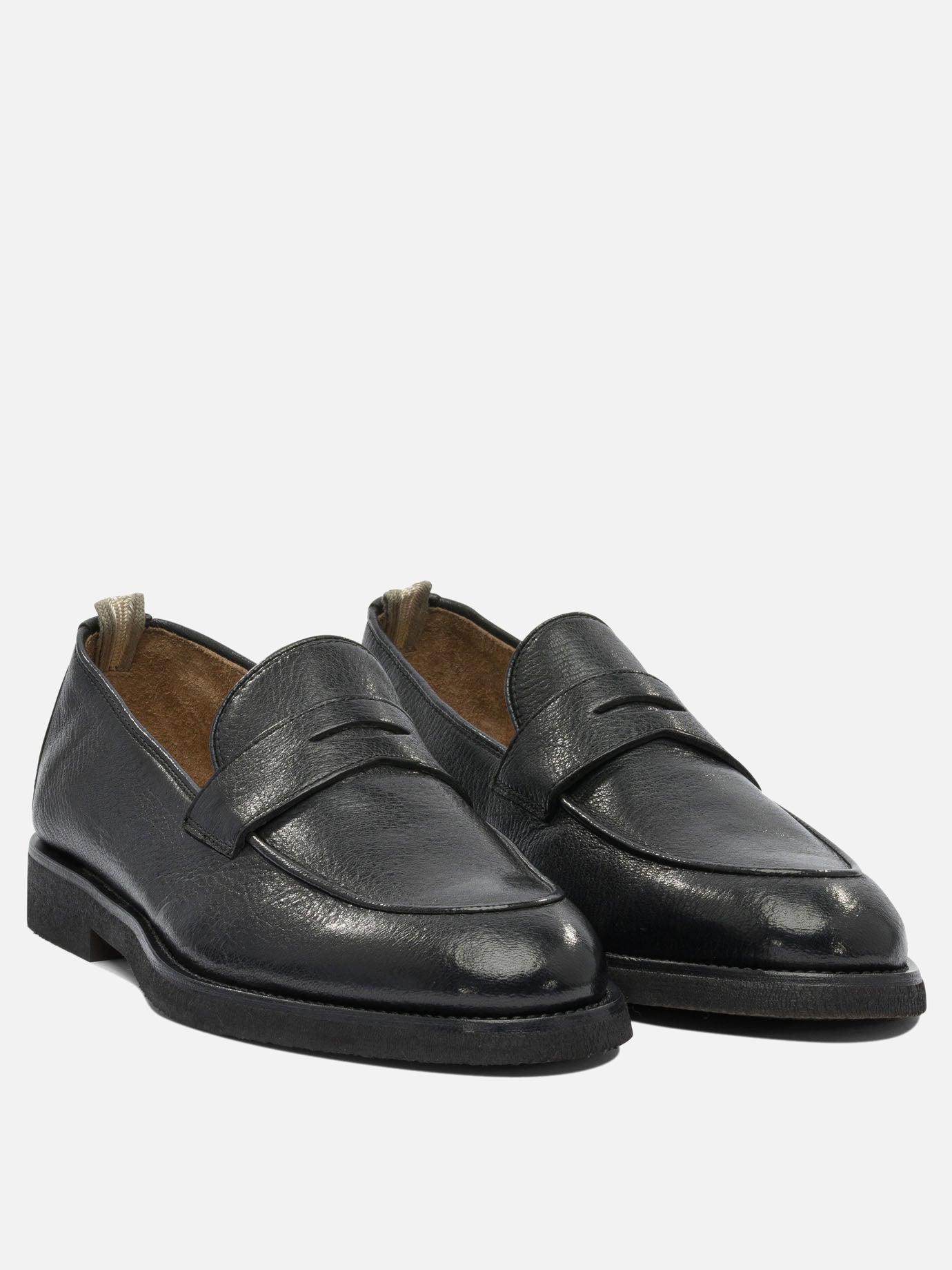 Loafers 100% suede - 100% rubber  Black - Officine Creative Men | PDP | VIETTI Online Store | Zoom-Modal_2
