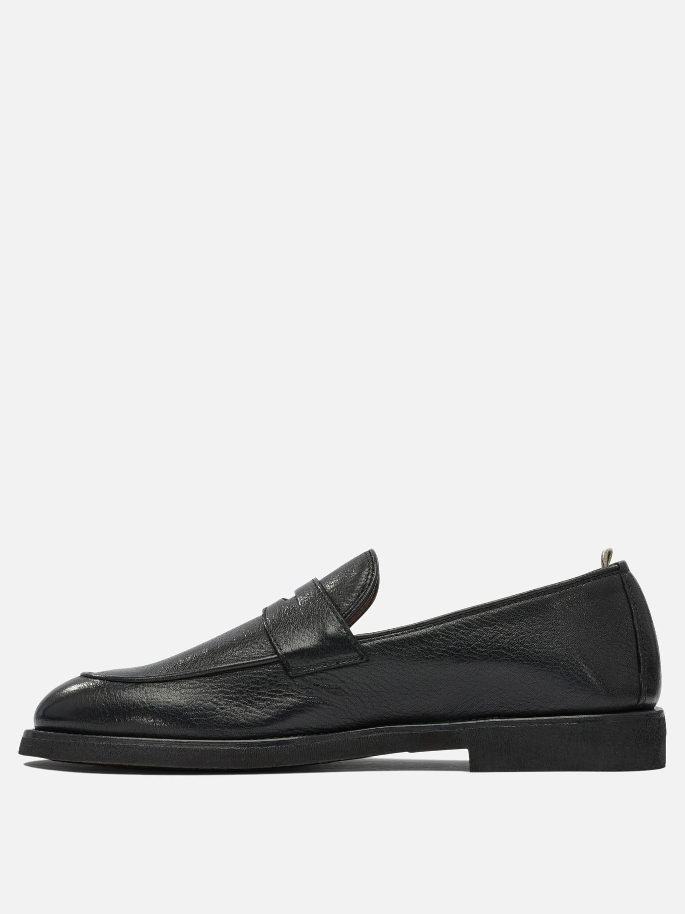 Loafers 100% suede - 100% rubber  Black - Officine Creative Men | PDP | VIETTI Online Store | thumbnail_3