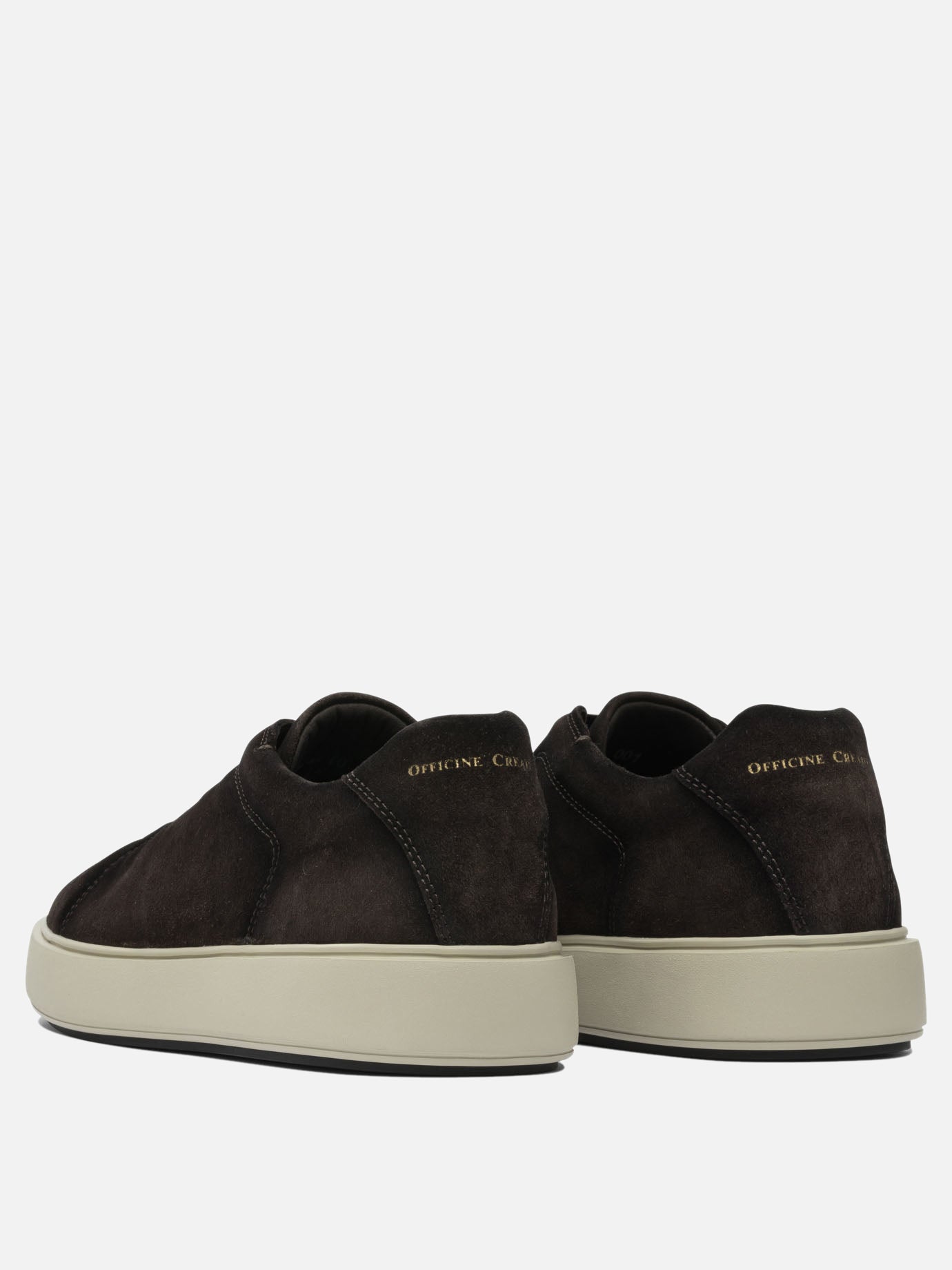 Sneaker basse 100% leather - 100% rubber  Marrone - Officine Creative Uomo | PDP | VIETTI Online Store | thumbnail_4