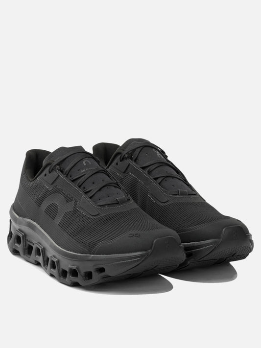 Low top sneakers 100% recycled polyester - 100% rubber  Black - On Running Men | PDP | VIETTI Online Store | 2
