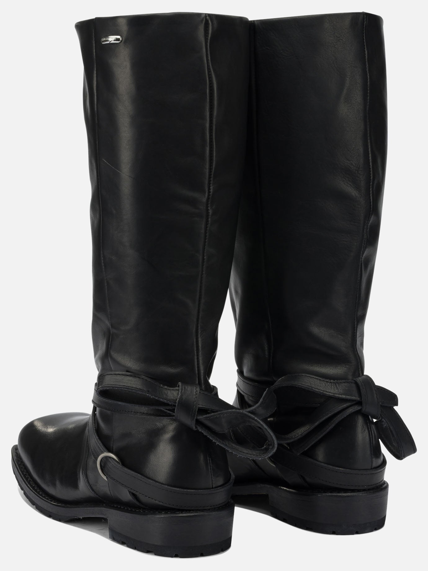 Knee-high 100% cow leather - 100% rubber  Black - Our Legacy Women | PDP | VIETTI Online Store | Zoom-Modal_4
