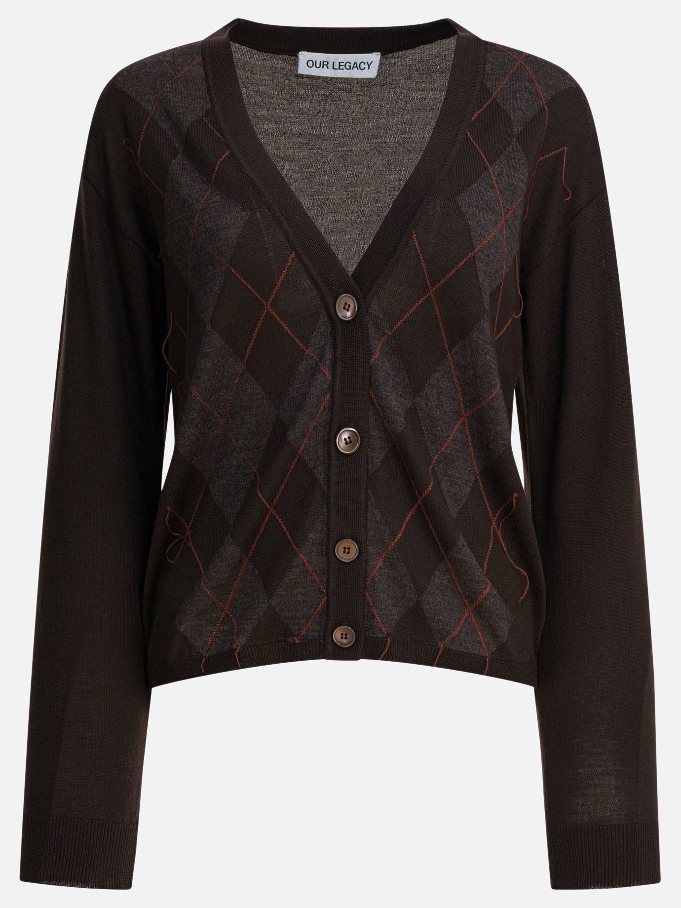 Cardigans Argyle  Brown - Our Legacy Women | PDP | VIETTI Online Store | Zoom-Modal
