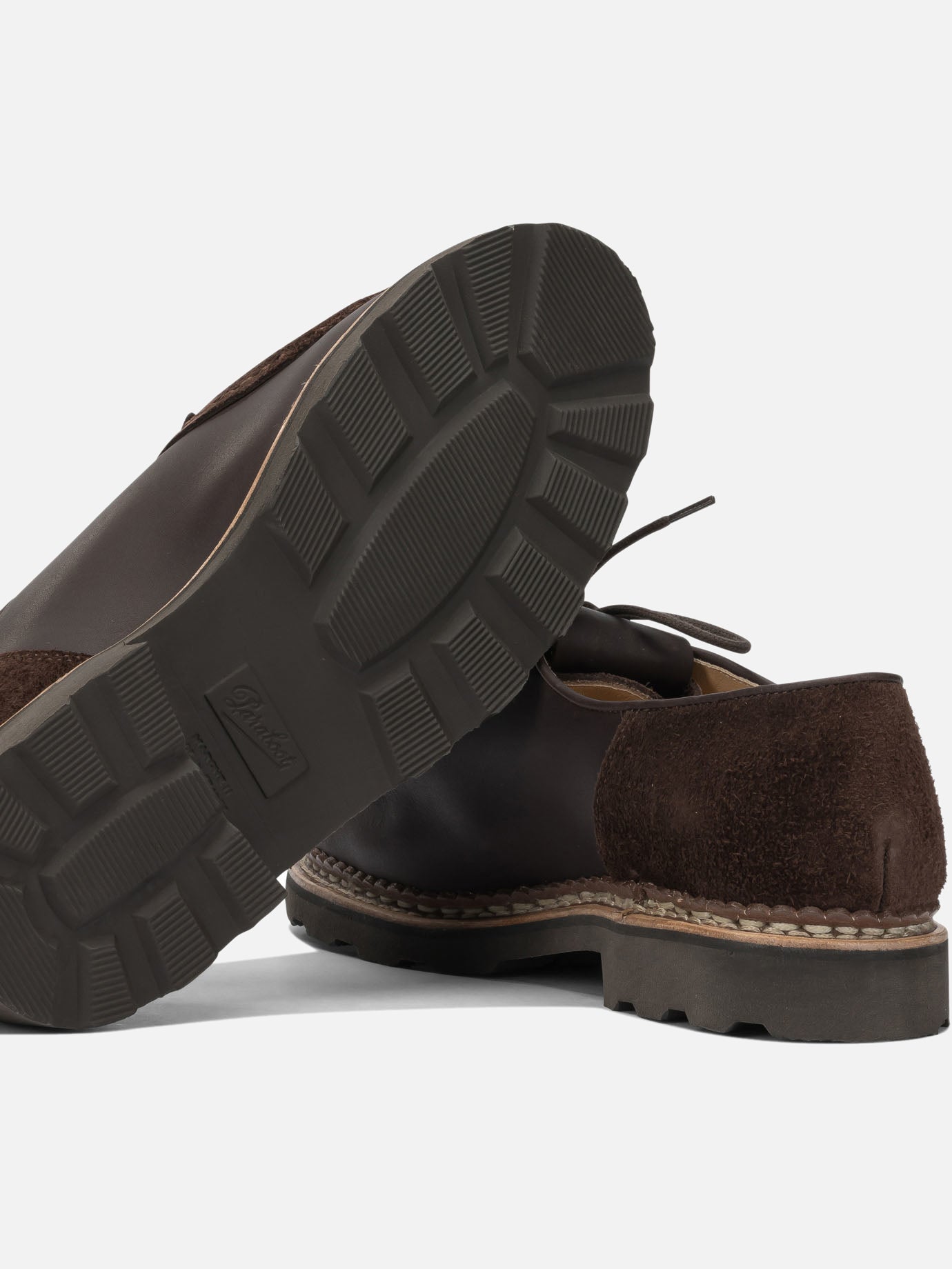 Derby 100% leather - 100% rubber  Brown - Paraboot Men | PDP | VIETTI Online Store | thumbnail_5