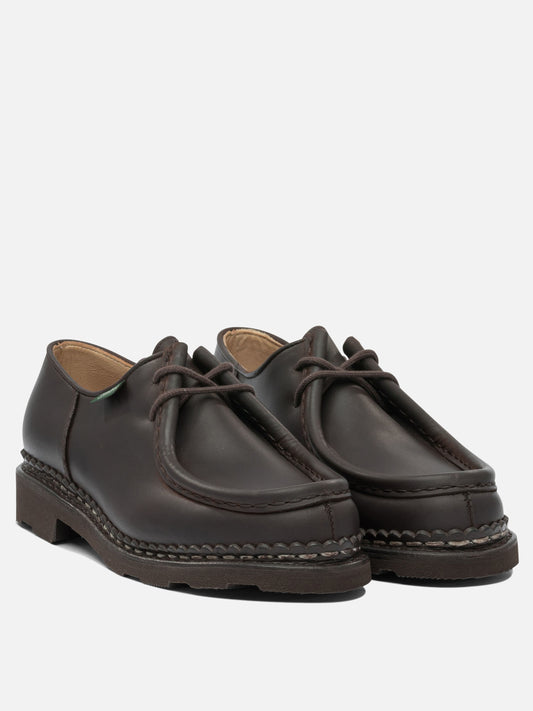 Mocassini stringati 100% leather - 100% rubber  Marrone - Paraboot Uomo | PDP | VIETTI Online Store | 2
