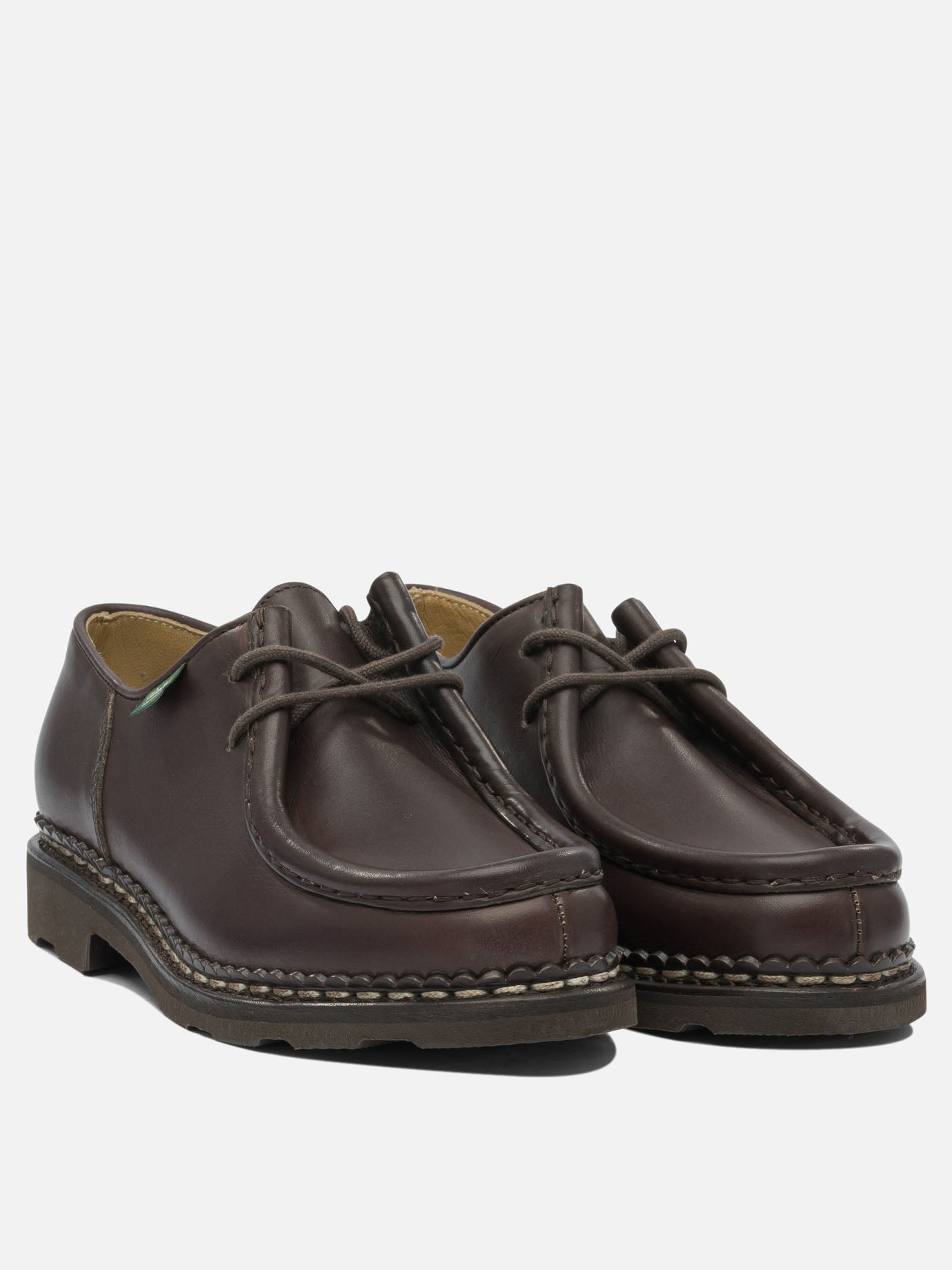 Mocassini stringati 100% leather - 100% rubber  Marrone - Paraboot Uomo | PDP | VIETTI Online Store | thumbnail_2