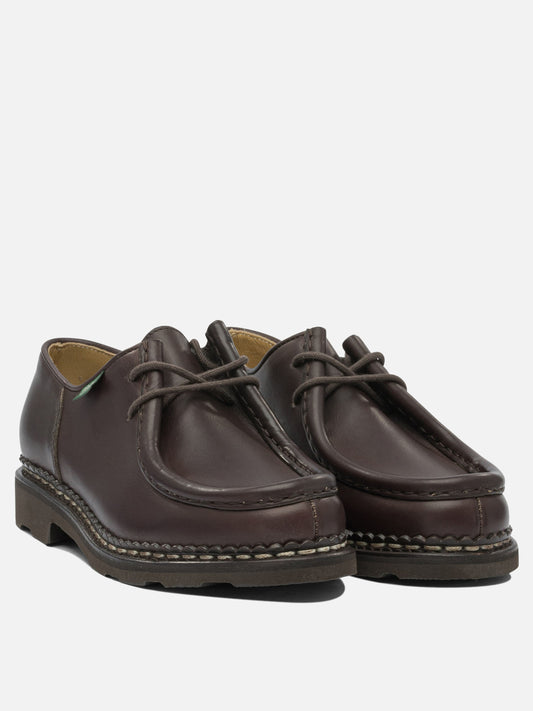 Mocassini stringati 100% leather - 100% rubber  Marrone - Paraboot Uomo | PDP | VIETTI Online Store | 2
