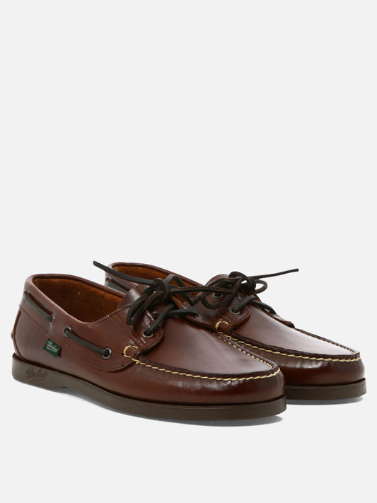Laced loafers 100% leather - 100% rubber  Brown - Paraboot Men | PLP | VIETTI Online Store | 2
