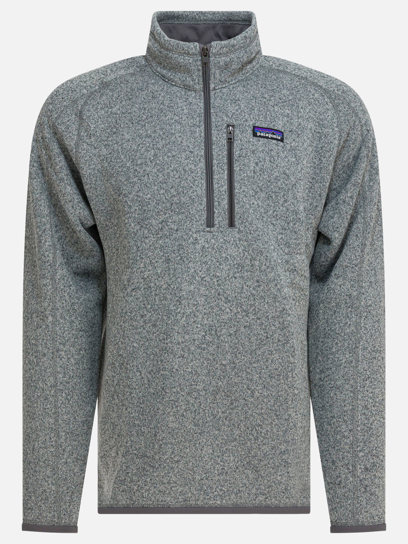 Felpe con mezza zip Solid colour  Grigio - Patagonia Uomo | PDP | VIETTI Online Store | Zoom-Modal
